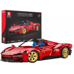 Kreatívna stavebnica – športové auto červené 1958 ks.